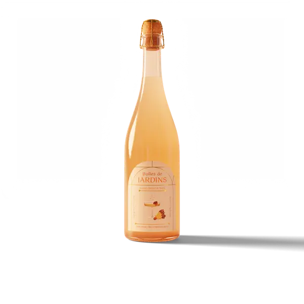 Bulles de Jardins - Pétillant sans alcool - Raisin Blanc & Noix Bio 75cl x6 Jardins