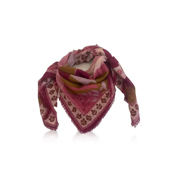 Foulard [Leaves] rose
