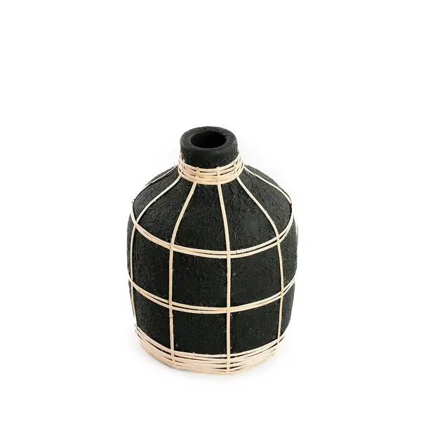 Vase Whoopy – Noir naturel – S