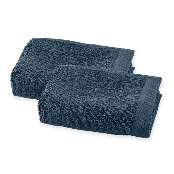 Serviette invité 30×50 éponge 600 gr/m² lot de 2
