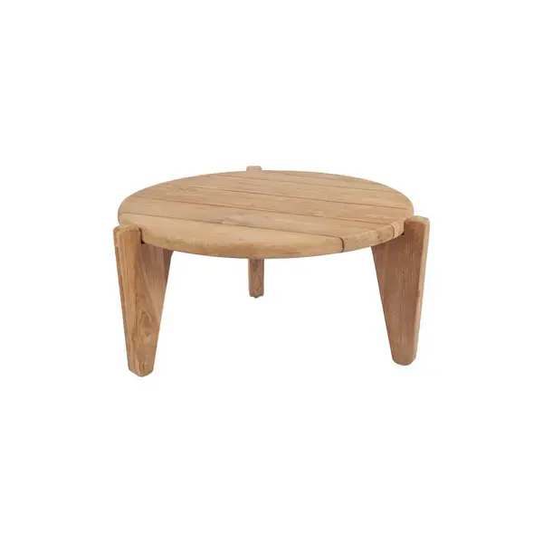 Table basse d'extérieur Seseh en teck recyclé – S